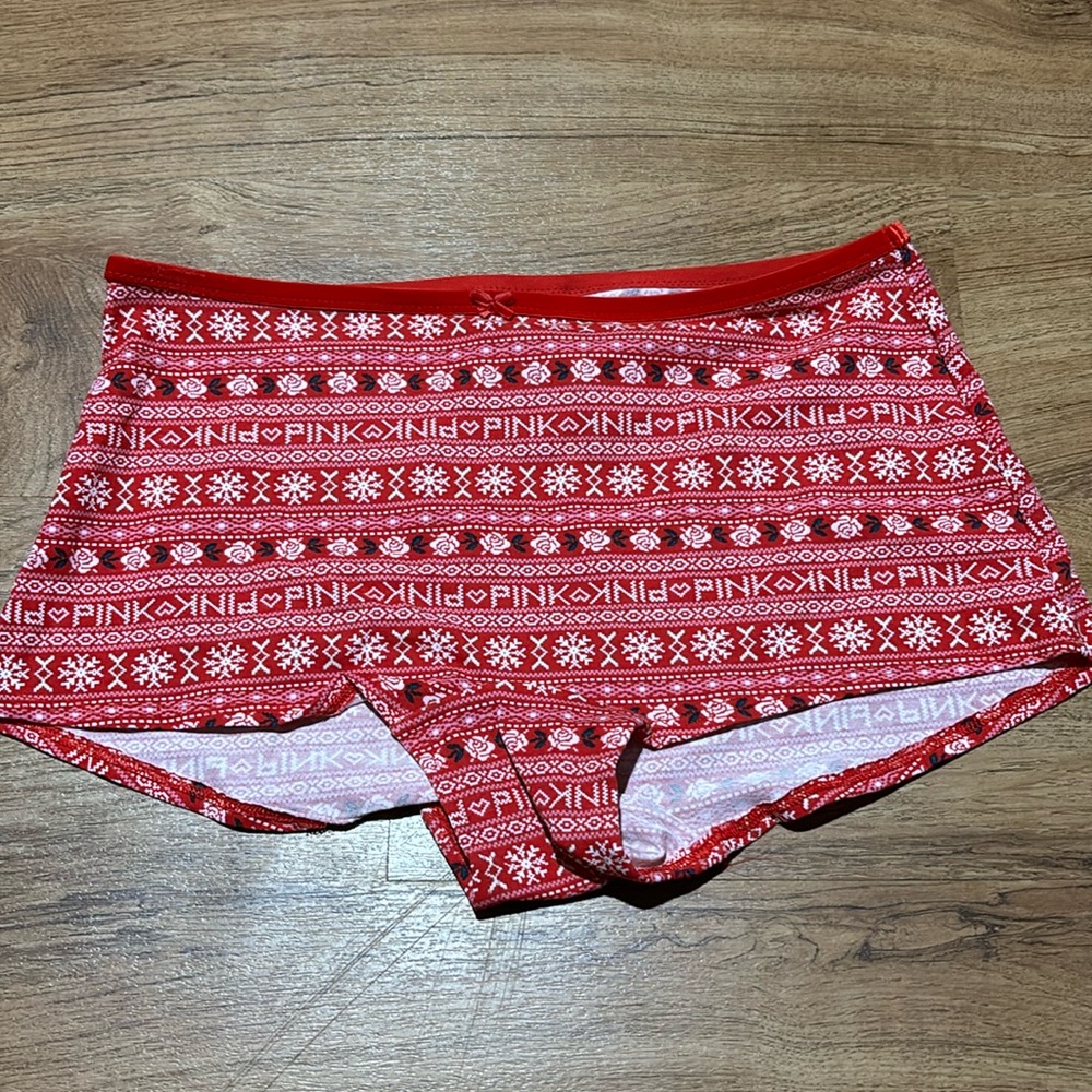 VS PINK Red, White & Blue print boxer short / boxer NWT